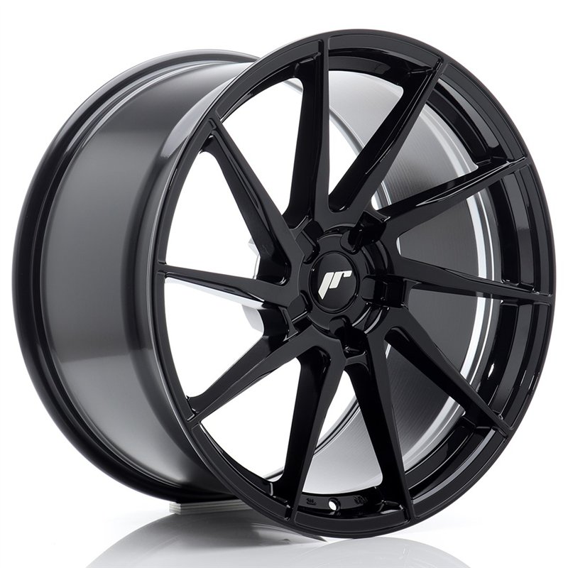 Japan Racing JR-36 Extreme Concave 20x9.5" (5 trous - sur mesure) ET20-40, Noir Brillant