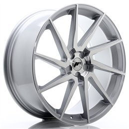 Japan Racing JR-36 Extreme Concave 23x10" (5 trous - sur mesure) ET30, Gris Argenté / Poli