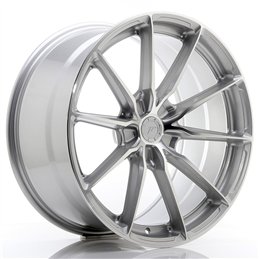 Japan Racing JR37 20x10 ET25 5x112 Gris Argenté / Poli
