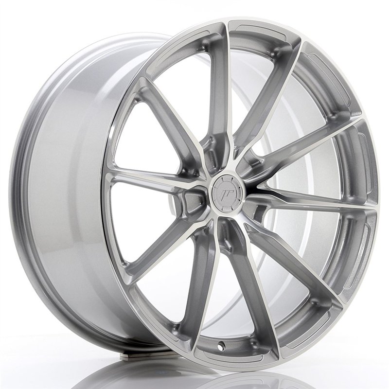 Japan Racing JR37 20x10 ET25 5x112 Gris Argenté / Poli