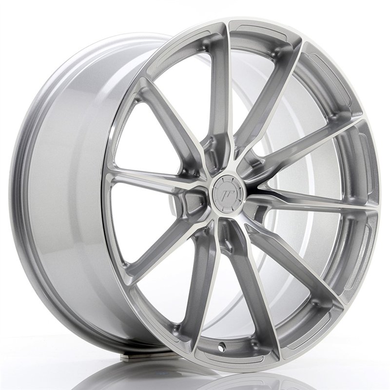 Japan Racing JR37 20x10 ET35 5x120 Gris Argenté / Poli
