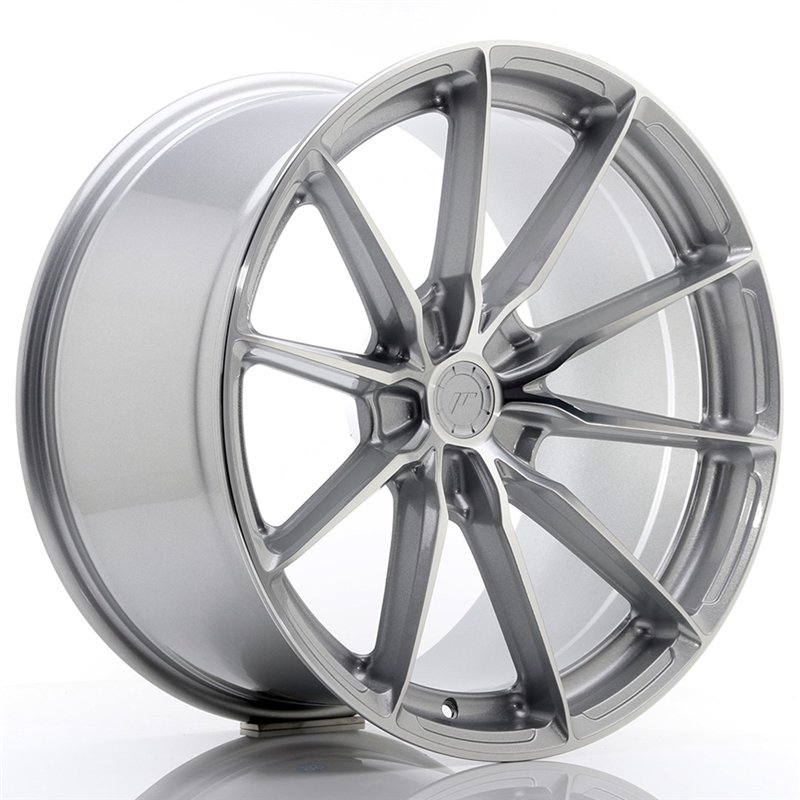 Japan Racing JR37 20x10,5 ET40 5x112 Gris Argenté / Poli
