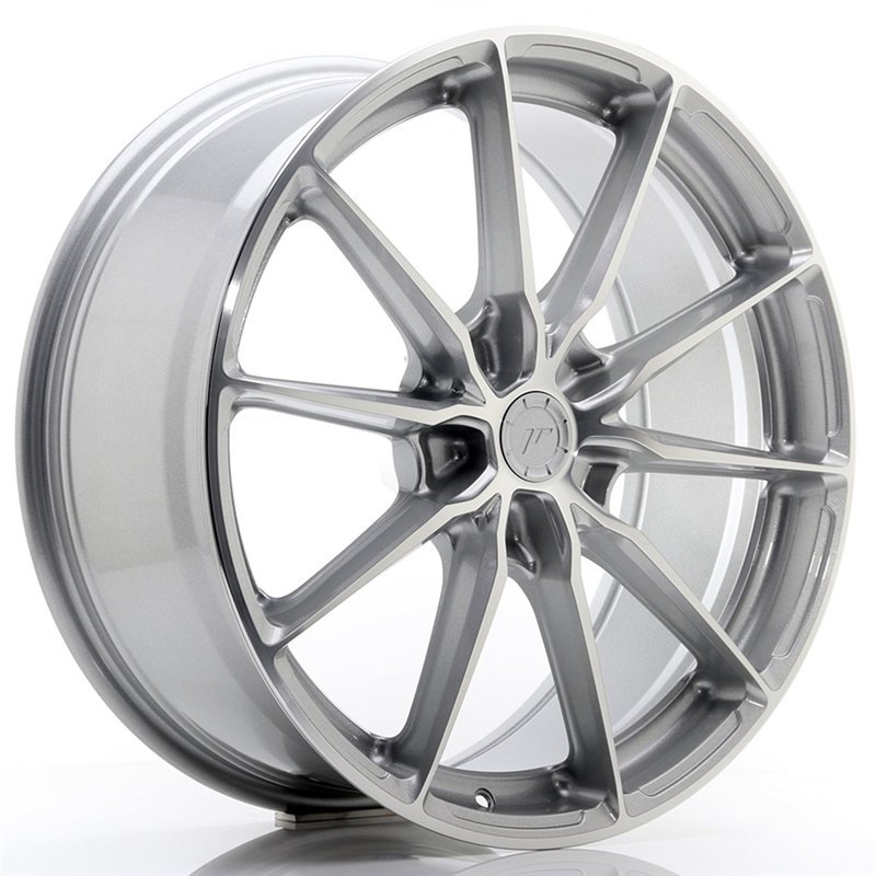 Japan Racing JR37 20x8,5 ET43 5x112 Gris Argenté / Poli