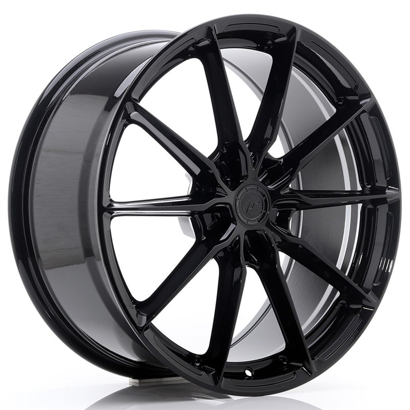 Japan Racing JR-37 Extreme Concave 20x9" (5 trous - sur mesure) ET20-45, Noir Brillant