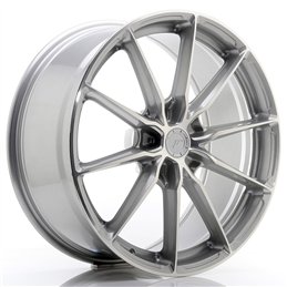 Japan Racing JR37 20x9 ET35 5x112 Gris Argenté / Poli