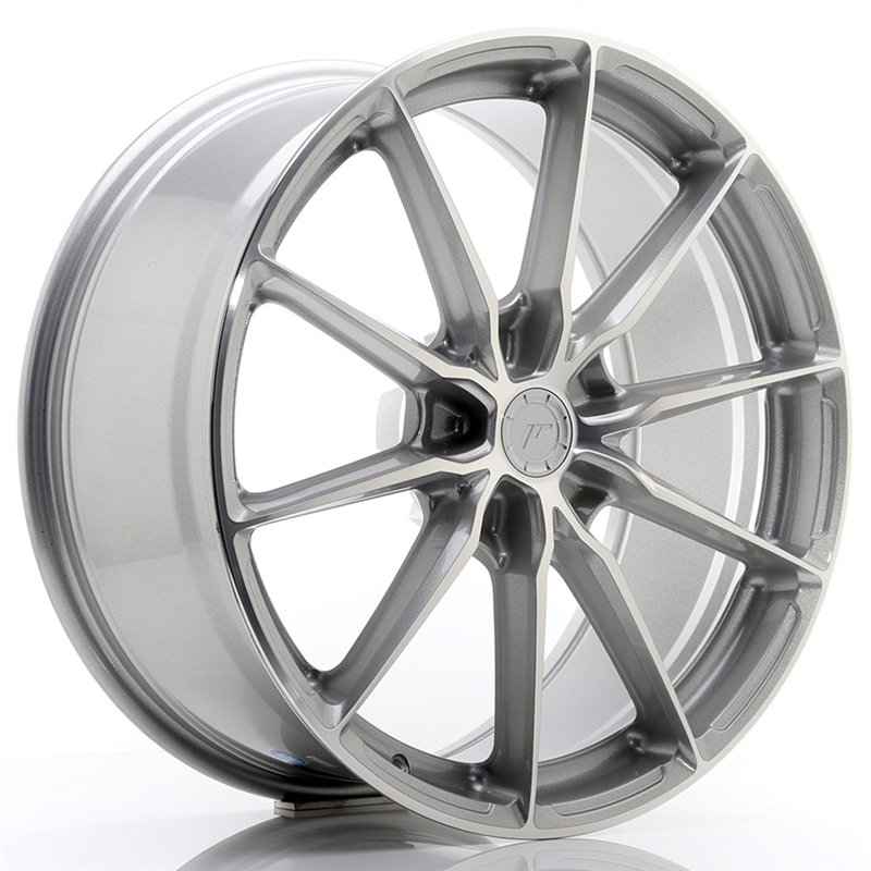 Japan Racing JR37 20x9 ET45 5x112 Gris Argenté / Poli