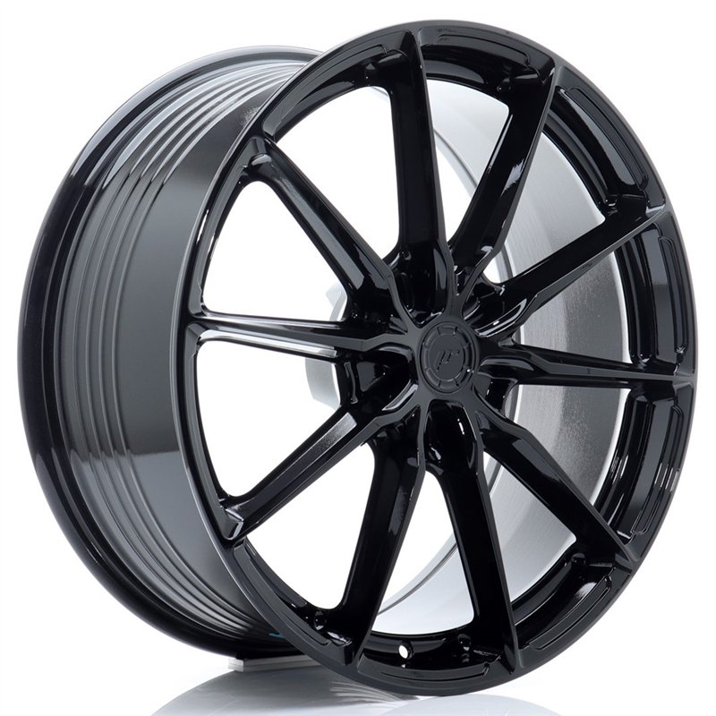 Japan Racing JR-37 Extreme Concave 21x10" (5 trous - sur mesure) ET10-64, Noir / Brillant