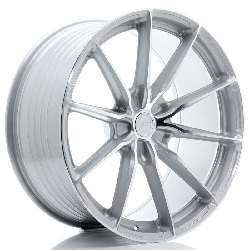 Japan Racing JR37 21x10,5 ET25 5x112 Gris Argenté / Poli