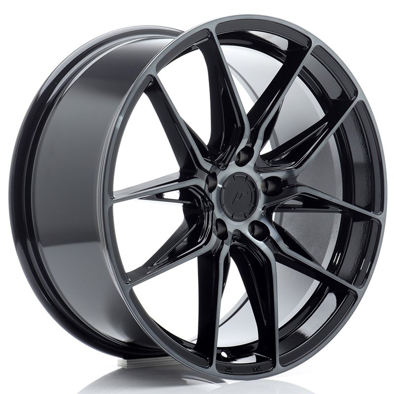 Japan Racing JR-44 18x8" 5x112 ET42, Noir Brillant, Branches Teintées