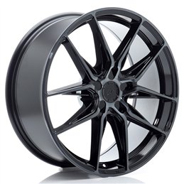 Japan Racing JR-44 19x8" (5 trous - sur mesure) ET20-40, Noir Brillant, Branches Teintées