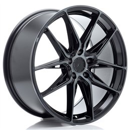 Japan Racing JR-44 19x8.5" 5x112 ET45, Noir Brillant, Branches Teintées