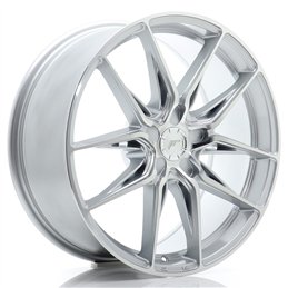 Japan Racing JR-44 19x9" (5 trous - sur mesure) ET20-51, Gris Argenté Poli