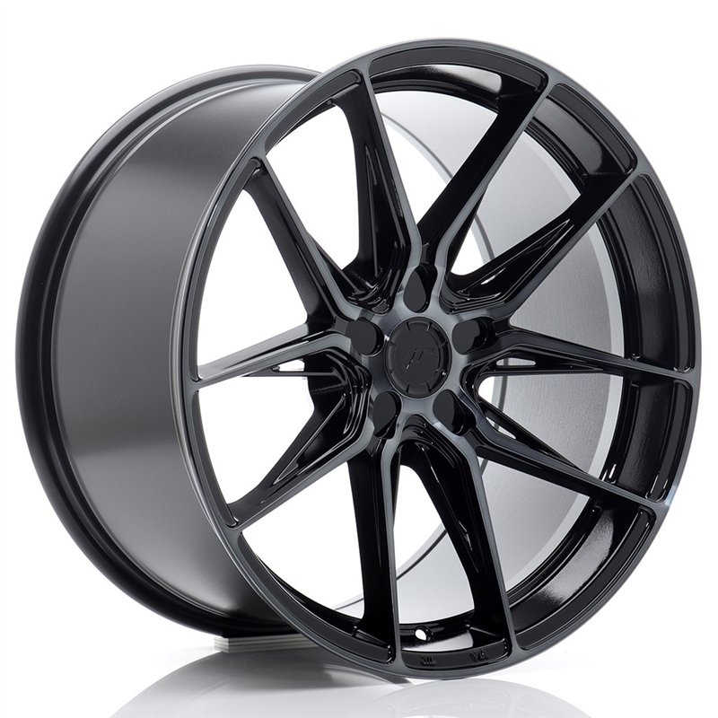 Japan Racing JR44 19x9,5 ET20-40 5H BLANK Noir et Branches Polies avec Face Teintée
