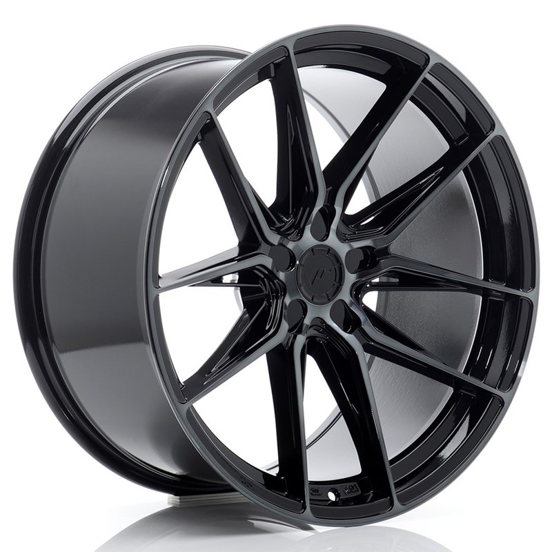 Japan Racing JR44 20x10 ET15-35 5H BLANK Noir et Branches Polies avec Face Teintée