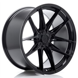 Japan Racing JR-44 20x10" (5 trous - sur mesure) ET15-35, Noir Brillant