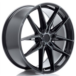 Japan Racing JR-44 21x9" (5 trous - sur mesure) ET20-40, Noir Brillant, Branches Teintées