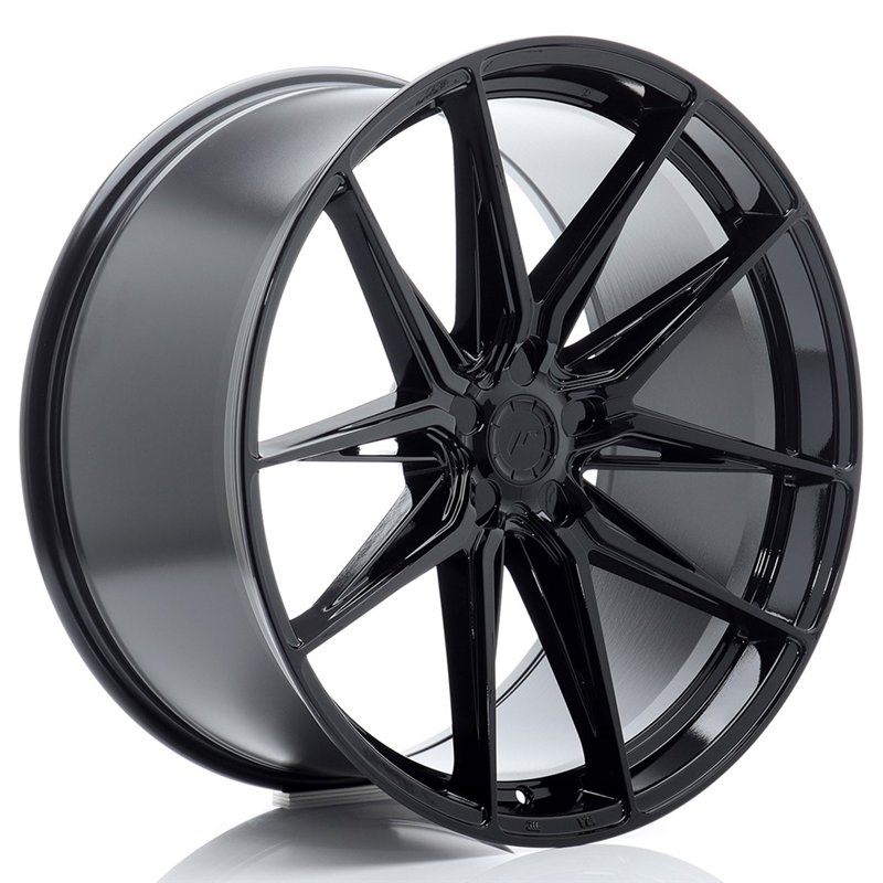 Japan Racing JR-44 22x10.5" (5 trous - sur mesure) ET10-40, Noir Brillant
