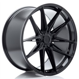 Japan Racing JR-44 22x11" (5 trous - sur mesure) ET15-45, Noir Brillant