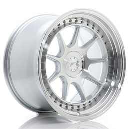 Japan Racing JR47 18x10,5 ET15-22 5H BLANK Gris Argenté / Poli