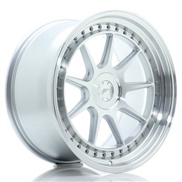 Japan Racing JR47 19x10 ET15-40 5H BLANK Gris Argenté / Poli