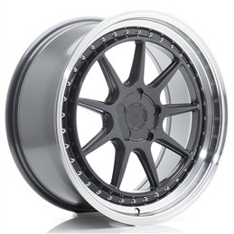 Japan Racing JR47 19x8,5 ET15-35 5H BLANK Hyper Gray et Rebord Poli