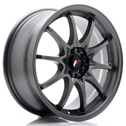 JR Wheels JR5 17x7.5 ET35 5x100/114.3 Gun Metal Mat
