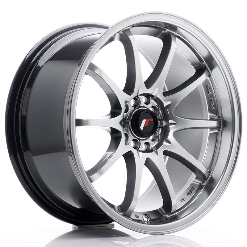 JR Wheels JR5 18x9.5 ET22 5x114.3 Hyper Black