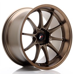 Japan Racing JR-5 19x10.5" (5 trous - sur mesure) ET12, Bronze Anodisé