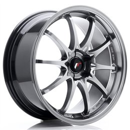 Japan Racing JR-5 19x8.5" (5 trous - sur mesure) ET43, Hyper Black