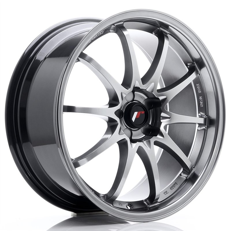 Japan Racing JR-5 19x8.5" (5 trous - sur mesure) ET43, Hyper Black