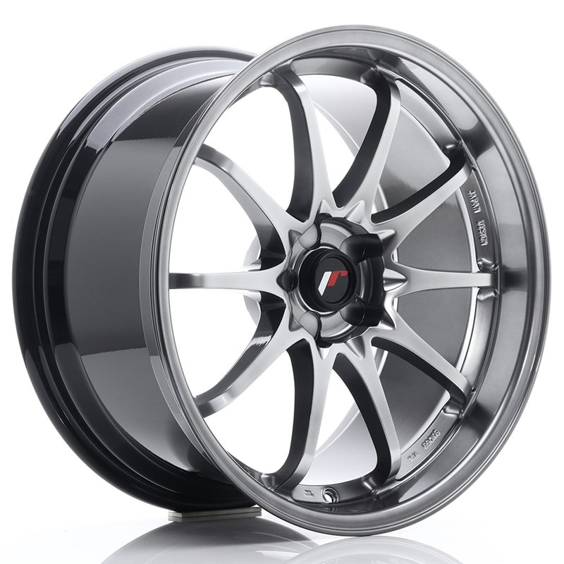 Japan Racing JR-5 19x9.5" (5 trous - sur mesure) ET12-36, Hyper Black