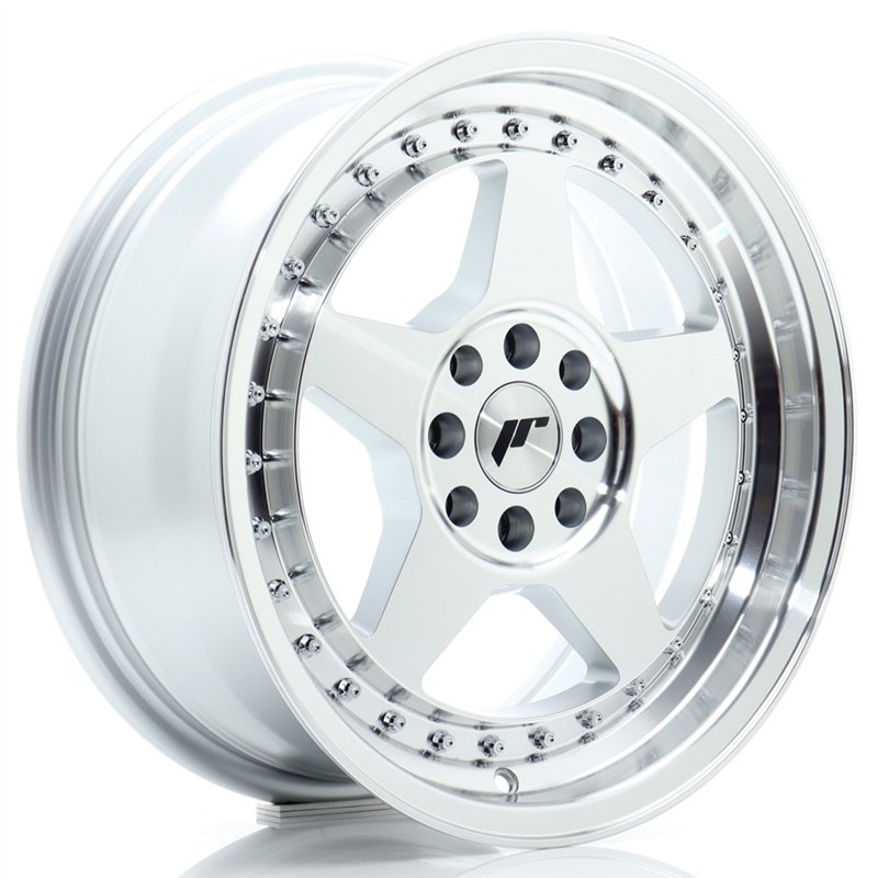 Japan Racing JR6 16x7 ET25 4x100/108 Gris Argenté / Poli