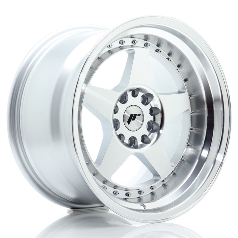 Japan Racing JR-6 17x10" 5x114.3/120 ET20, Gris Argenté Poli