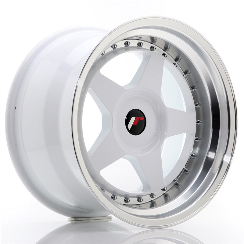 Japan Racing JR-6 17x10" (4 & 5 trous - sur mesure) ET20, Blanc
