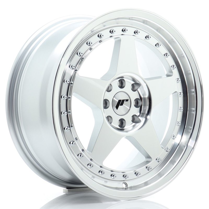 Japan Racing JR-6 17x8" 5x114.3/120 ET35, Gris Argenté Poli