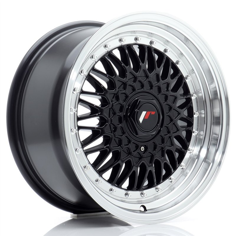 Japan Racing JR-9 16x8" 4x100/108 ET25, Noir Brillant