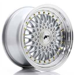 Japan Racing JR9 16x8 ET25 4x100/108 Gris Argenté et Rebord Poli