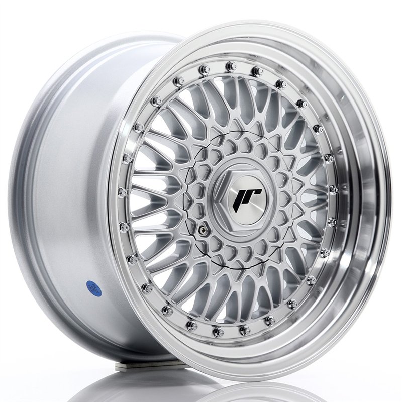 Japan Racing JR-9 16x8" 4x100/108 ET25, Gris Argenté / Poli