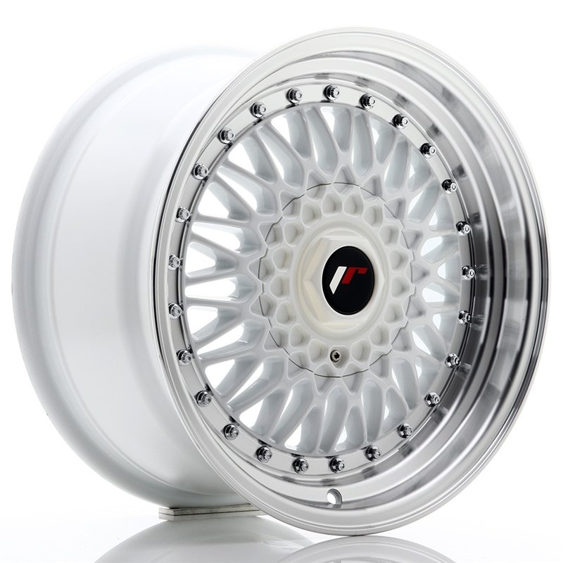 JR Wheels JR9 16x8 ET25 4x100/108 Blanc / Bord Poli