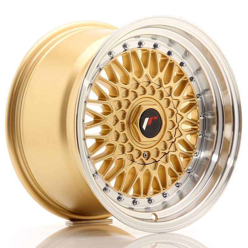 JR Wheels JR9 16x9 ET20 4x100/108 Or / Bord Poli