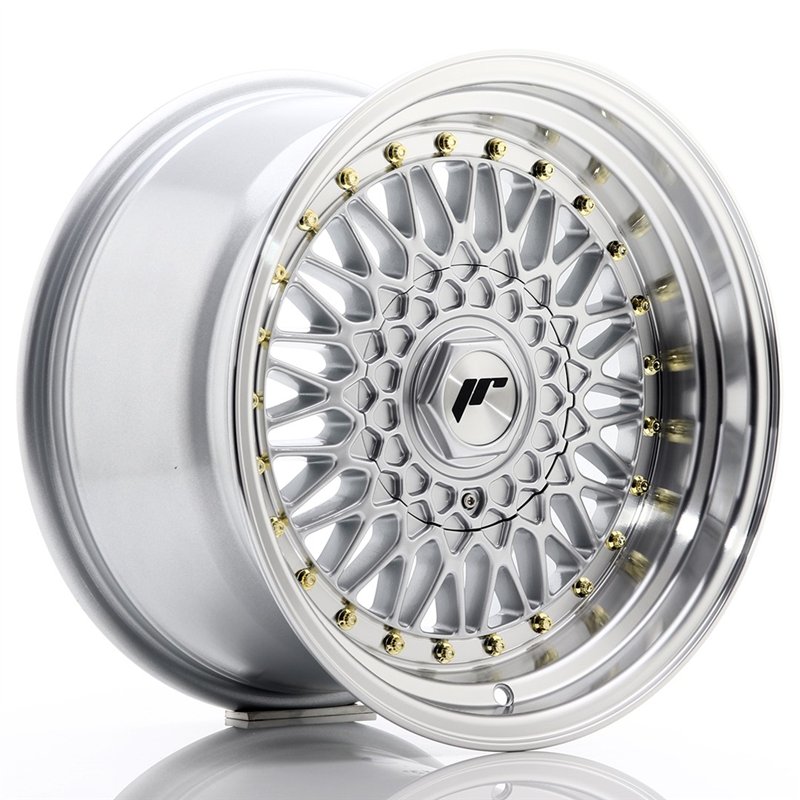 Japan Racing JR-9 16x9" (4 & 5 trous - sur mesure) ET20, Gris Argenté / Poli