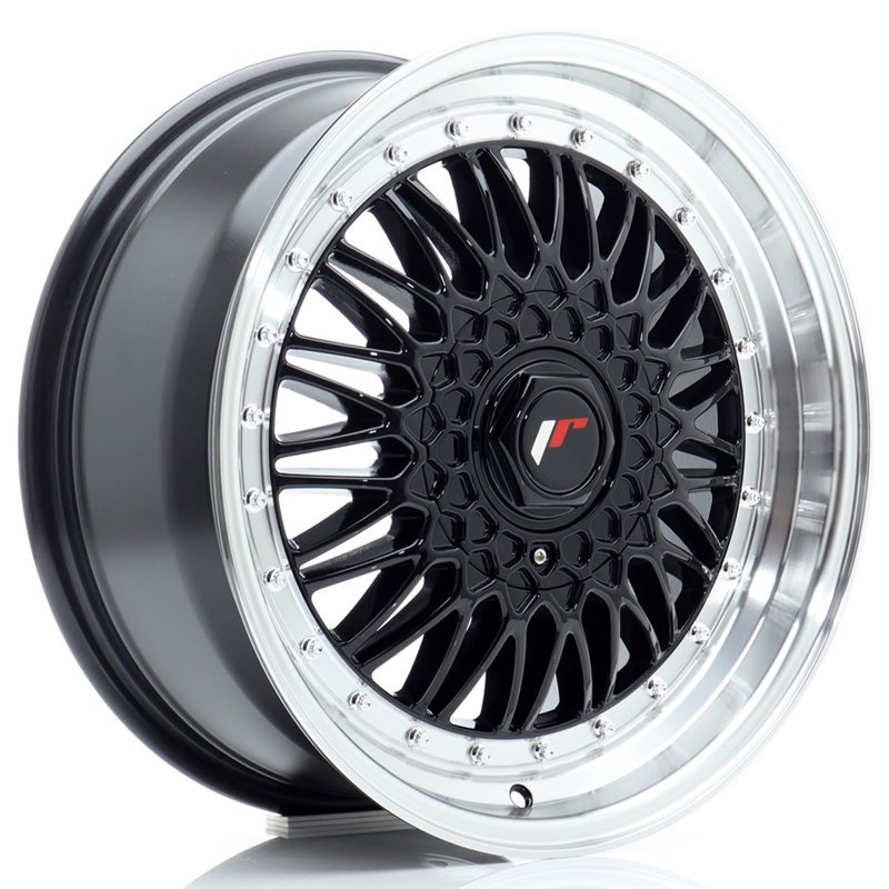 Japan Racing JR-9 17x7.5" (4 & 5 trous - sur mesure) ET20-35, Noir Brillant