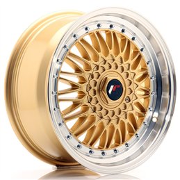 JR Wheels JR9 17x7.5 ET35 5x100/114.3 Or / Bord Poli
