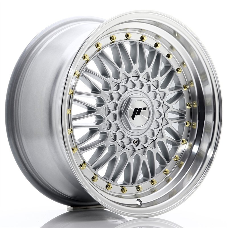 Japan Racing JR9 17x8,5 ET20 4x100/114 Gris Argenté et Rebord Poli