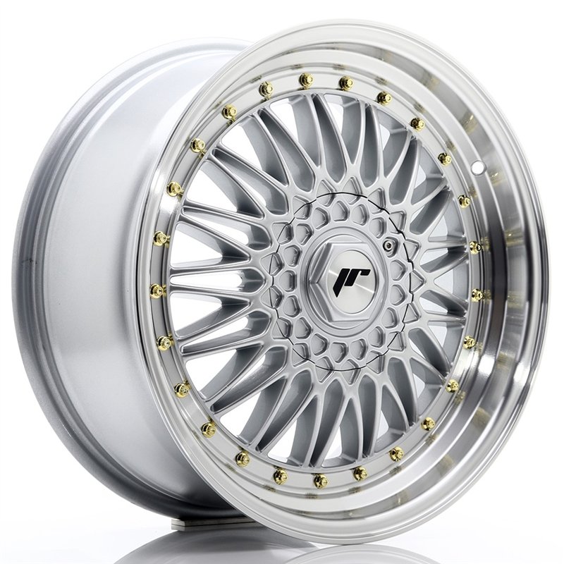 JR Wheels JR9 18x8 ET35 5x100/120 Argent / Bord Poli
