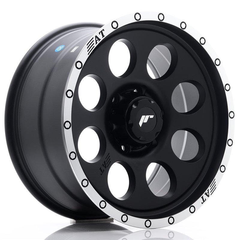 JR Wheels JRX4 18x9 ET20 6x139.7 Noir Mat / Bord Poli