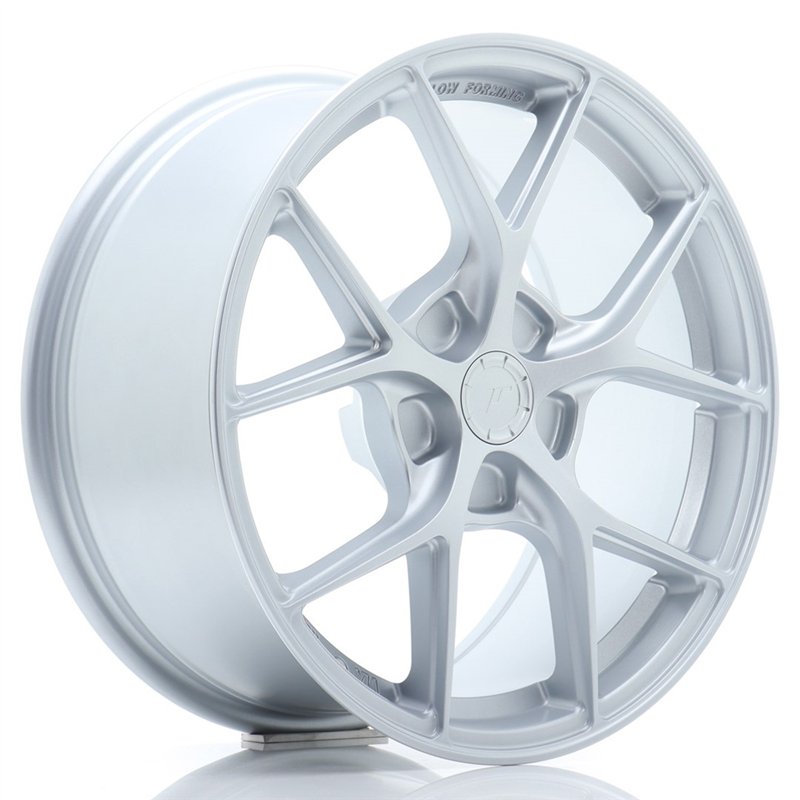 Japan Racing SL01 17x9 ET20-50 5H BLANK Matt Gris Argenté