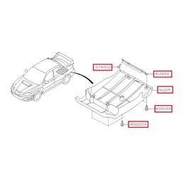 Diffuseur arrière STI 2006-2007