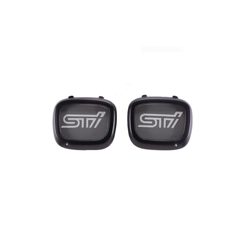 Cache anti-brouillard noir + grille logo "STI" 
WRX STI 2001-2002