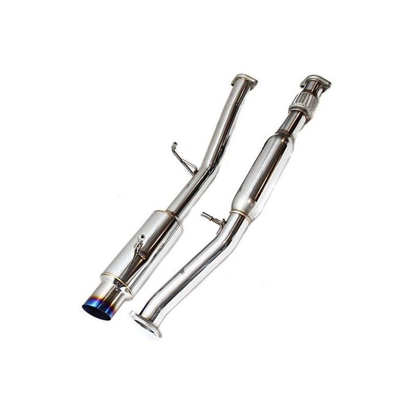 Silencieux et intermédiaire N1 Titan 76mm INVIDIA WRX/STI 2001-2007